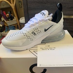 Air Max 270 brand new!white/black stock x approved